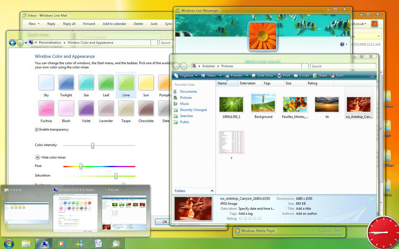 RE: Poznaj wygląd Windows 7 - zdjęcia